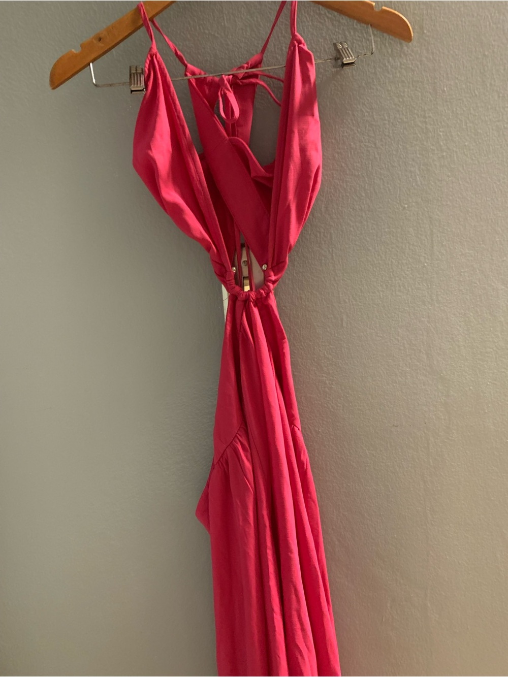 Pink Sleeveless Maxi Dress